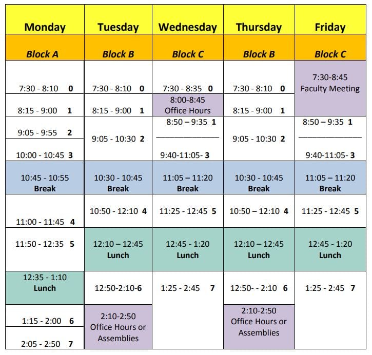 bell-schedule-st-vincent-de-paul-high-school
